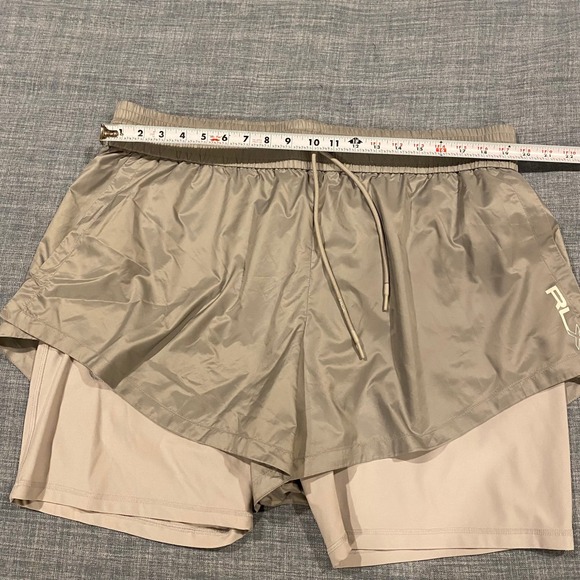 RLX Ralph Lauren Mens 2-in-1 Running Shorts Grey XXL Compression Athletic Gym - Picture 8 of 13